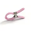 Nuevos Clips Sin Costuras de Colores Caramelo, Pinzas de Acero Inoxidable para Secar, Pinzas Grandes de Alta Gama Estilo Crema a Prueba de Viento