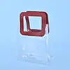 Bolsas de Mano Transparentes de PVC listas para usar, Bolsas de Regalo Personalizables, Cantidad Mínima de Pedido de Una Pieza, Pedidos Mixtos Soportados