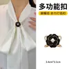 Hebilla de Lazo para Abrigo Anillo de Fijación de Cinturón Multifuncional Hebilla de Bufanda de Seda de Moda Tamaño Grande Botón Decorativo con Cordones Generoso