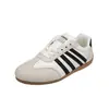 Zapatillas de entrenamiento retro alemanas súper elegantes para mujer, nueva colección 2026, increíblemente populares, zapatillas blancas versátiles, zapatos deportivos casuales planos de nicho