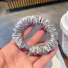 Goma Elástica Básica de Alta Elasticidad Hielo Seda Scrunchie Cuerda para Recoger el Cabello Simple Versátil Cola de Caballo Baja Banda Elástica para el Cabello Accesorio para el Cabello de Mujer