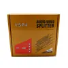 Distribuidor Vsp4Av Av Uno a Cuatro 1 Entrada 4 Salidas Distribuidor de Audio y Video Av Rojo Amarillo Blanco Pantalla Dividida Estándar Europeo