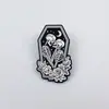 Set de Broches Únicos de Aleación Serie Calaveras Insignia Creativa de Esmalte de Horror para Ropa y Accesorios de Mochila, Al por Mayor en Stock