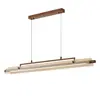 Lámpara de restaurante estilo vintage, modelo nuevo con un toque de lujo ligero y alta gama, lámpara colgante lineal de diseñador, candelabro para mesa de comedor y barra de bar estilo surasiático