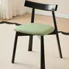 Silla de comedor de madera maciza, silla para mesa de comedor del hogar, silla con respaldo, taburete, taburete de restaurante nórdico simple moderno de lujo ligero, silla de remo