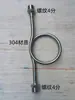 Tubo Amortiguador Manómetro Acero Inoxidable 304 Alta Presión Codo Sin Costura Rosca Activa Hierro Galvanizado 316