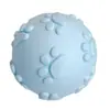 Juguete Pequeño para Perro, Resistente a Mordidas y Alivia el Aburrimiento, Pelota con Sonido de Huella de TPR, Limpieza de Dientes y Masticación, Juguete Sonoro para Mascotas para Perros Grandes y Pequeños