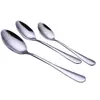 Cuchara de acero inoxidable 1010 transfronteriza cuchara para postre helado café cuchara para comer niños cuchara cuchara LOGOTIPO imprimible