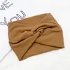 Nueva Diadema Retro Europea y Americana de Color Sólido con Trenzado Ancho para Yoga y Deportes Diarios, Diadema Elástica que Absorbe el Sudor y Previene la Transpiración