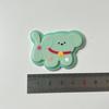 Desenhos animados duplos acessórios de animais acrílicos gatinho filhote de cachorro desenho animado grampo de cabelo material de cocar acessórios de capa de telefone celular