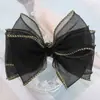 Grampo de Cabelo com Laço de Tule Estilo Coreano Feito à Mão para Bebês Meninas, Presilha Lateral Infantil, Acessório de Cabelo para Crianças Pequenas, Super Bonito e de Conto de Fadas