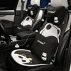 Almofada de Assento de Carro Verão Seda de Gelo Pad de Resfriamento Desenho Animado Fofo Peça Única Capa de Assento de Veículo Todas as Estações Universal Antiderrapante Almofada de Assento