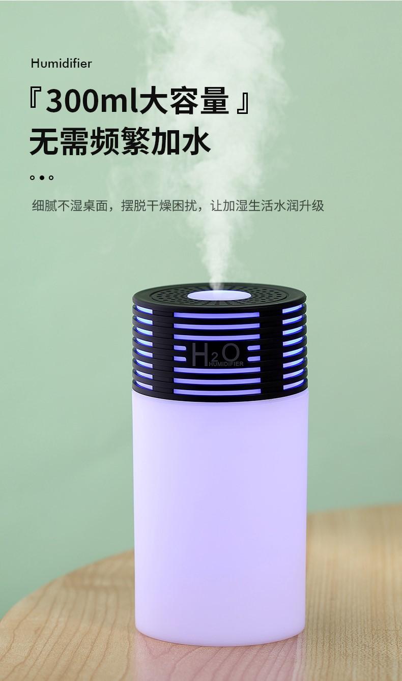 商品详情图_安车安安车安汽车用品光影加湿器多彩氛围灯USB车