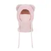 Gorro de una pieza de invierno para niños, bufanda para el cuello, máscara, gorro cálido a prueba de viento para ciclismo de mujer, máscara, bufanda para el cuello, gorro de una pieza