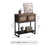 Aparador Personalizado de Alta Qualidade Armário de Madeira Maciça Armário de Armazenamento Mesa Console de Parede para Sala de Estar Armário de Chá para Escritório Armário de Cozinha Retrô