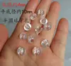 Acessórios para joias DIY plástico transparente elástico fivela material fivela fixa semicírculo transparente com fenda Cabeça da Fivela fivela para corda fundo