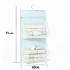 Organizador de lingerie e roupas íntimas para dormitório, organizador de sutiãs para pendurar no guarda-roupa, saco de rede para armazenamento de meias