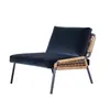Muebles de Sofá para Exterior Patio Villa Jardín Aire Libre Taipéi Europa Impermeable Rattan para Exterior Balcón Mesa y Silla Mesa de Centro Pequeña