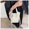 Bolsas de Mano de Moda para Mujer Este Año 2026 Nuevo Bolso Cruzado Versátil de Primavera Bolso Cubo con Pañuelo de Seda Bolso de Hombro Elegante