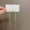 Pendientes de Borla Exquisitos con Hojas Huecas Estilo Coreano Moda Temperamento Estilo de Celebridad Personalidad Atmosférico Sentido de Alto Nivel Explosivo Línea de Oreja