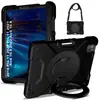 Funda Protectora de Silicona Anticaídas para iPad Infantil Adecuada para Tableta Apple Pro de 11 pulgadas Correa Pulsera Soporte Giratorio Aire