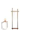 Perchero de Metal para Uso Doméstico, Perchero de Pie Simple y Lujoso para Dormitorio, Sala de Estar, Entrada, Pequeño Perchero Móvil de Pie