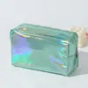 Bolsa de Cosméticos Radium PU de Moda Portátil Cuadrada Colorida Gran Capacidad Bolsa de Almacenamiento para Lavado de Manos Bolsa de Almacenamiento para Mujeres