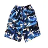 Calças de Praia Masculinas Não Elásticas Drifting Beach Calças Médias Europeias e Americanas Calças de Secagem Rápida Shorts Floridos Masculinos de Verão Slim Fit