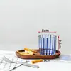 Venta al por mayor de fabricantes Tazas de Vidrio de Puntos Multicolor Personalizadas Estilo Retro Europeo y Americano Tazas de Cóctel Tazas de Vidrio para Jugo en Casa