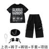 Ropa de Moda Hip-hop Traje de Hip-hop para Niños Verano de Manga Corta Jazz para Niñas Hiphop para Niños Ropa de Actuación Hip-hop