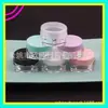 Pote Quadrado para Creme Cosmético 10g Conjunto de Viagem Frasco Quadrado para Creme Facial Frasco para Pó com Glitter 10 Gramas Frasco Reabastecível para Maquiagem