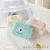 Saboneteira de Plástico de Desenho Animado para Uso Doméstico Saboneteira Animal Fofa Rack de Armazenamento para Banheiro Sem Acúmulo de Água Dreno Porta-Saboneteira