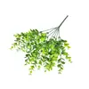 Flores Artificiais Amazon Eucalipto Buquê de Chá Plantas Verdes Varanda Externa Decoração de Casa Gipsofila Buquê Pequeno Margaridas