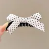 Pinza banana de satén plisado estilo francés para recogidos de mujer, pasador grande para coletas altas, pinza de agarre vertical con un toque de alta gama