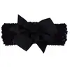 Accesorios para el cabello de niños europeos y americanos, forma de V, cola de milano, cinta de poliéster Luo, lazo de color liso, diadema tejida, diadema para bebé, venta al por mayor