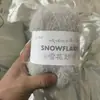Fio de Floco de Neve Fensen Veludo de Floco de Neve Lã Mesclada Tesouro de Neve Fio de Reposição Cachecol Chapéu DIY Atacado