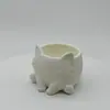 Produto Novo Transfronteiriço Vaso Pequeno com Formato de Gato Fofo Impresso em 3D Decoração de Jardim Mesa de Escritório Vaso para Suculentas
