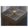 Caja de fruta de madera maciza, nueva caja de dulces con plato de fruta chino, rejilla para sala de estar, hogar, con tapa, plato de nueces, caja de almacenamiento de bocadillos de frutas secas