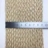 9cm 6cm 5CM de largura fita plana de juta corda plana de juta material de cinta de cinto de decoração de embalagem