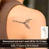 Design de Onda de Cauda de Carpa Transfronteiriço Nicho Garota Picante Longa Duração Suco de Ervas Adesivo de Tatuagem Não Refletivo Tatuagem Realista Novo Estilo
