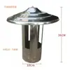 Codo Espesado de Acero Inoxidable Tubo de Chimenea Estufa de Leña Estufa con Tiro Inverso Tubo de Chimenea Tubo de Chimenea Estufa de Chimenea Estufa de Calefacción Tubo de Escape