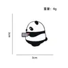 Broche Engraçado de Faca de Chef Panda Divertido Formato de Tesouro Nacional Pinos Decoração para Mochila de Estudante Bolsa de Lona Roupas Pequeno Acessório