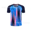 Uniforme de Tenis de Mesa Campeonatos Mundiales de Londres Equipo Nacional Mismo Estilo Hombres Mujeres Niños Deportes Profesionales Secado Rápido Camiseta de Competición Manga Corta