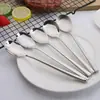 Talheres de aço inoxidável 304 colher garfo de cabo oco criativo coreano fabricantes atacado de suprimentos para restaurante hotel