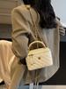 Bolso de Mano Cadena de Moda Transfronteriza Nuevo Estilo Otoño e Invierno 2026 Bolso Caja Acolchado Estilo Chanel Bolso de Hombro de Alta Gama para Mujer