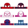 Fiesta de Cumpleaños de Superhéroe Spider-Man Máscara de Baile de Graduación Accesorios de Foto de Papel Suministros de Decoración para Fiesta de Disfraces
