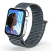 Adequado para Pulseiras de Nylon para Apple Watch, Pulseiras de Tecido de Nylon para Apple Watch, Pulseiras de Argola de Velcro