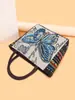 Bolsa de Mão para Mulheres, Bolsa de Maternidade, Bolsa Tote com Estampa Dupla Face, Bolsa Feminina para Sair, Bolsa de Armazenamento, Estilo Chinês Artístico