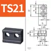 Bloque de Guía Lineal Máquina Herramienta Bloque de Fijación de Riel Lineal Placa de Presión Inclinada Tipo T1T2T3A123K123 Bloque Cuña de Riel Deslizante Otro