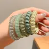 Goma para el pelo de cordón de teléfono de fresa y coco para niña, Elegante, Sin marca, No aprieta, Alta elasticidad, Duradera, para mujeres